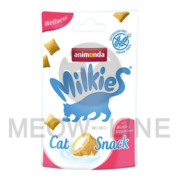 Animonda Milkies 無穀物牛奶夾心餅(美毛護膚)(紅) 30g