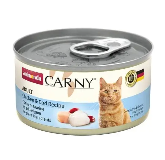Animonda 試食優惠-無穀物主食罐 -成貓雞肉鱈魚85g