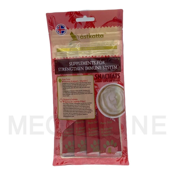 Astkatta 【保健肉泥小食】白鰹吞拿魚醬(強化免疫力配方) 14g x 4