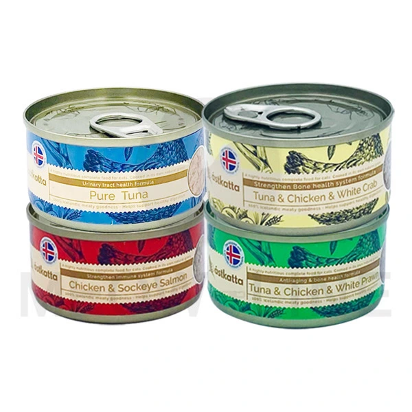 Astkatta (細罐)【自選60罐】無卡拉膠+低磷保健主食貓罐 80g