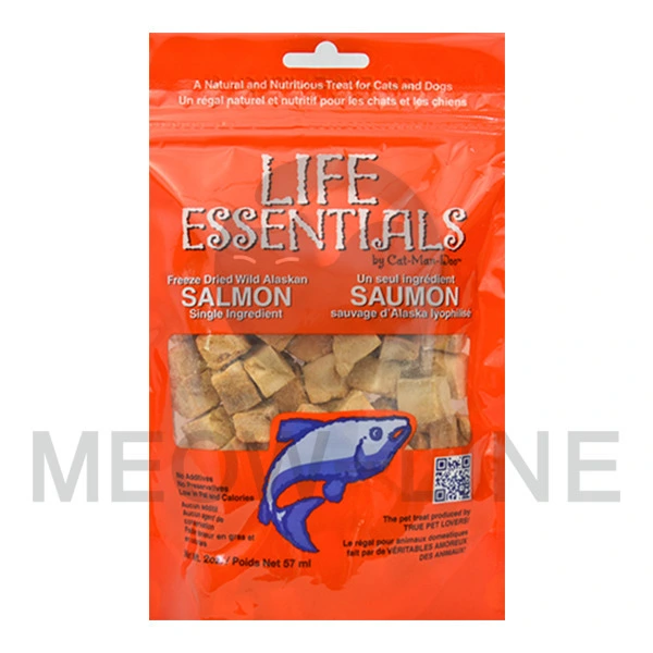 Cat-Man-Doo Life Essentials Freeze Dried Wild Alaskan Salmon 三文魚粒 2oz