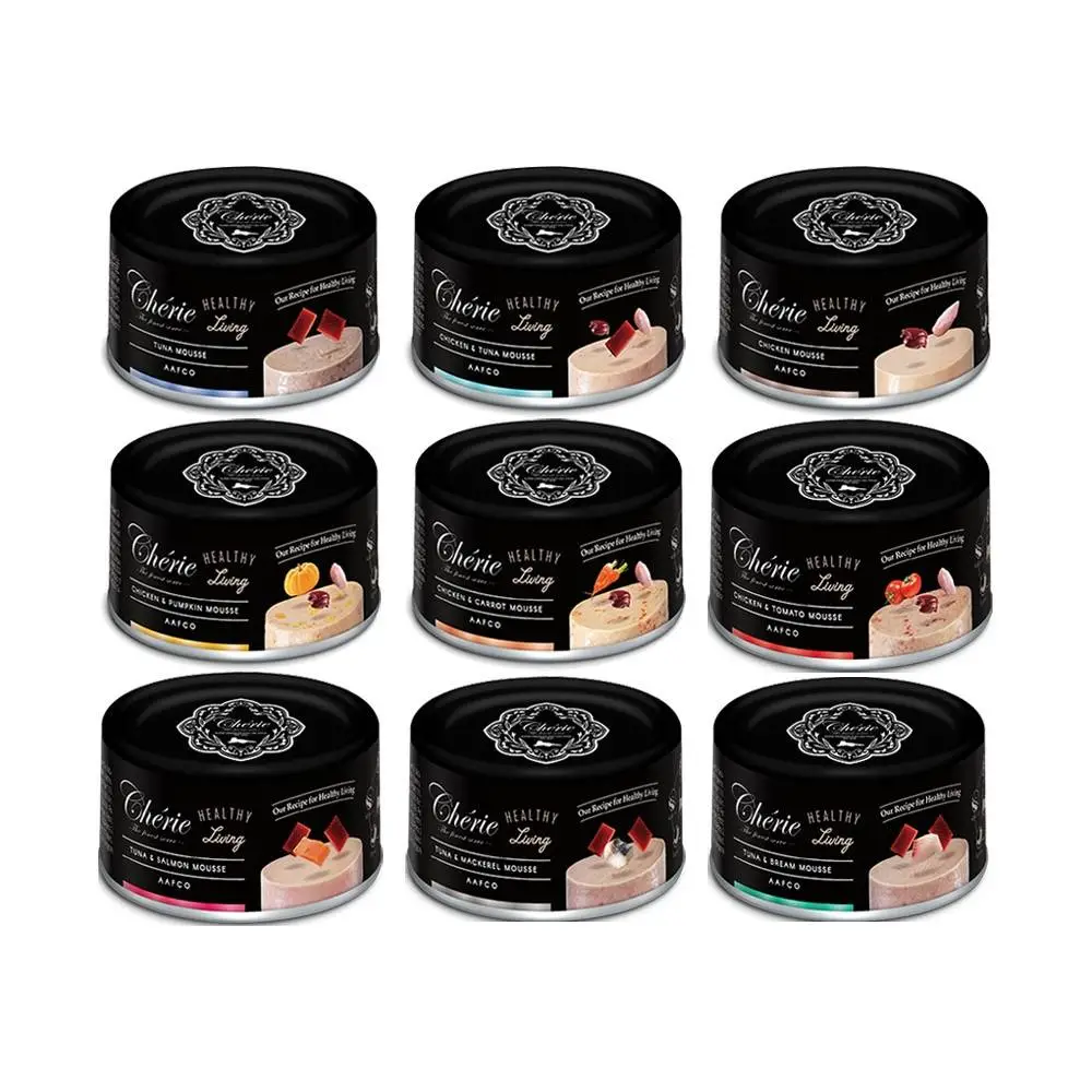 Cherie法麗 唔齊味,只能隨機(自選48罐)慕絲主食罐