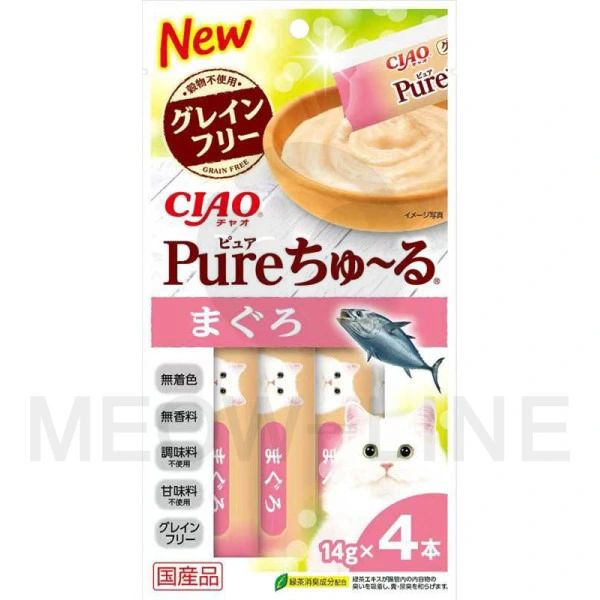 Ciao 【PURE 超奴】吞拿魚醬(4支)