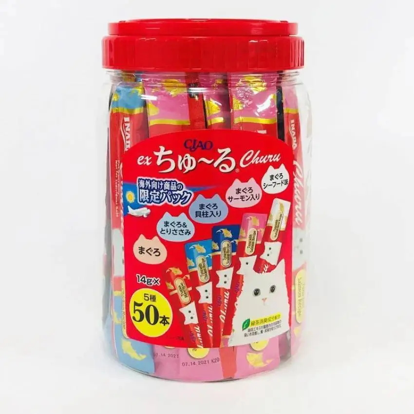 Ciao Ciao 桶裝醬醬50支 綜合吞拿口味