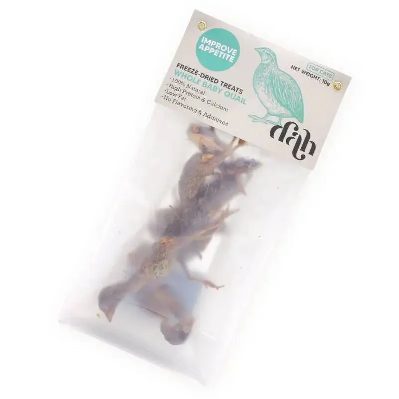 DAH 原隻鵪鶉凍乾 10g｜增強體質