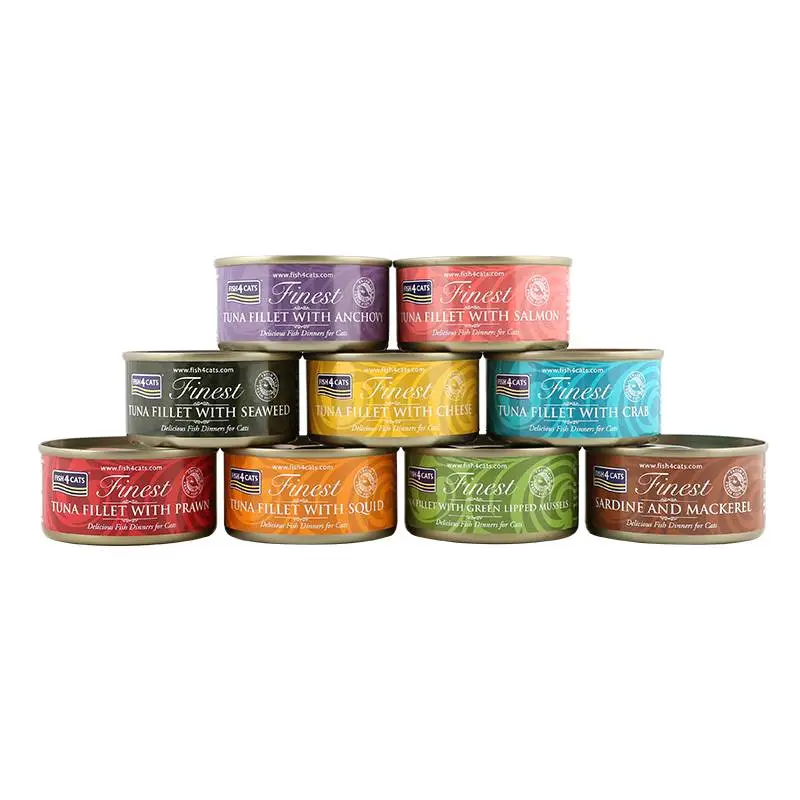 Fish4cat 自選24罐-吞拿魚組合70g