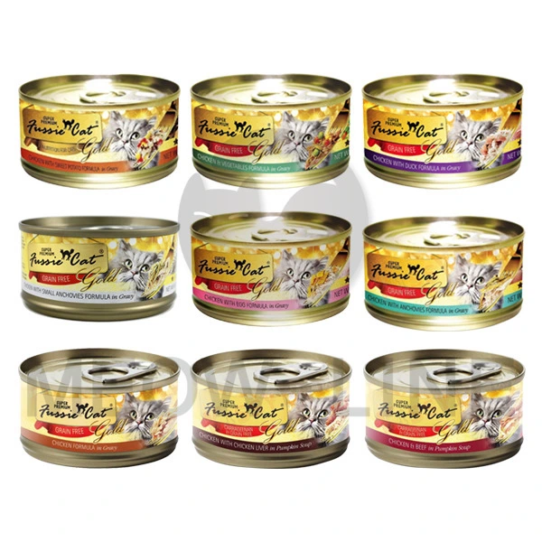 Fussie Cat 【自選72罐】金鑽系列貓罐頭 80g