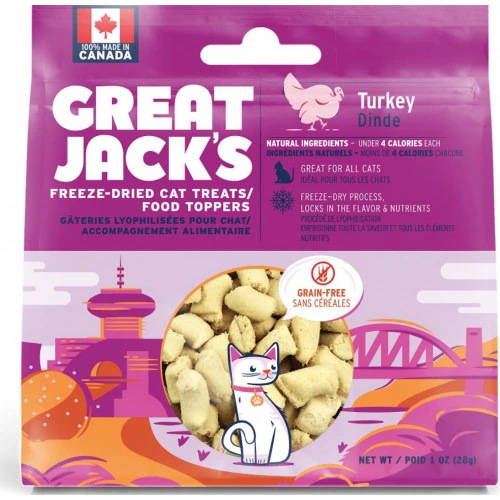 Great Jacks 加拿大冷凍脫水小食 (火雞) -28g