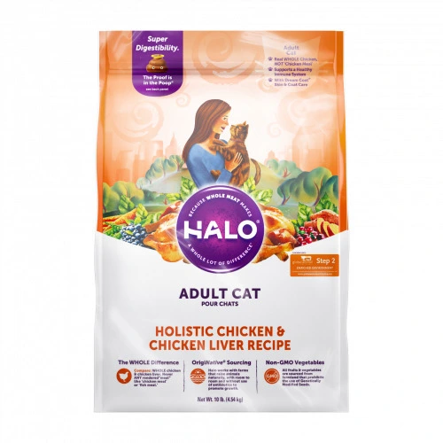 Halo嘿囉 雞肉及雞肝配方 (成貓) 3lb