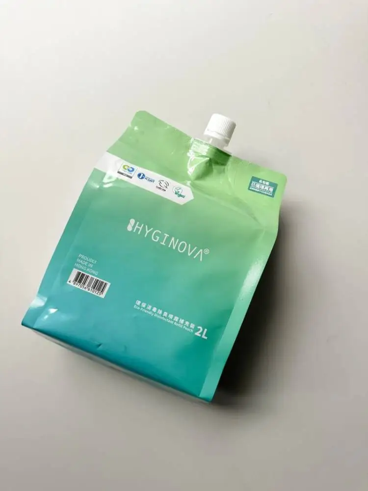 Hyginova  重用包裝系列：消毒劑 - 2L補充裝 (轉左樽裝)