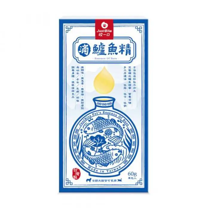 JustBite咬一口 滴鱸魚精60g (成長中或術後恢復期犬貓食用)