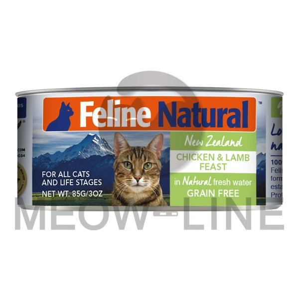 K9 Natural F9 Chicken + Lamb 雞肉及羊肉盛宴貓罐頭(淺綠色) 170g