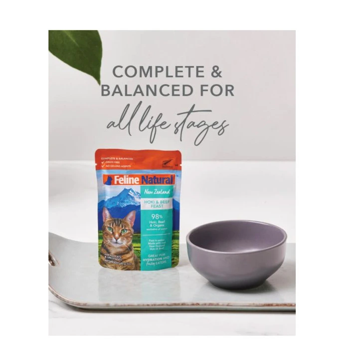 K9 Natural 濕糧包 - 牛肉藍尖尾鱈魚配方 85g