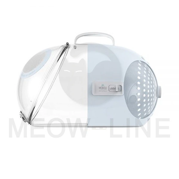 Moboli 太空貓膠囊(粉藍) 48x34x32cm