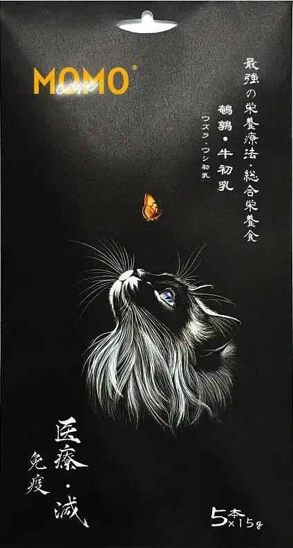 momocare-萌寵守護 功能性主食肉泥條 (鵪鶉+牛初乳【免疫】) 15g x 5本