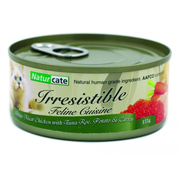 Naturcate 雞胸肉+吞拿魚子+薯仔+紅蘿蔔 155g