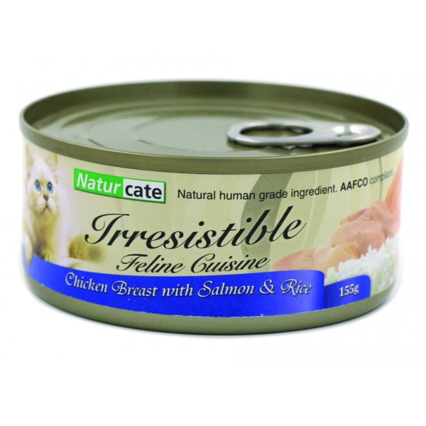 Naturcate 雞胸肉+三文魚+飯 155g