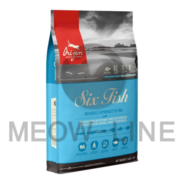 Orijen Fish Cat 無穀物6種魚乾糧 5.4kg