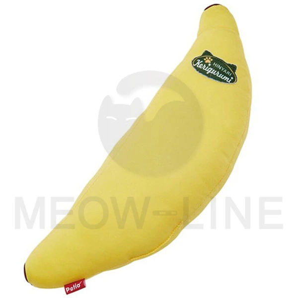 Petio 【木天蓼減壓踢踢】冷感沙沙發聲 踢踢公仔 - 香蕉