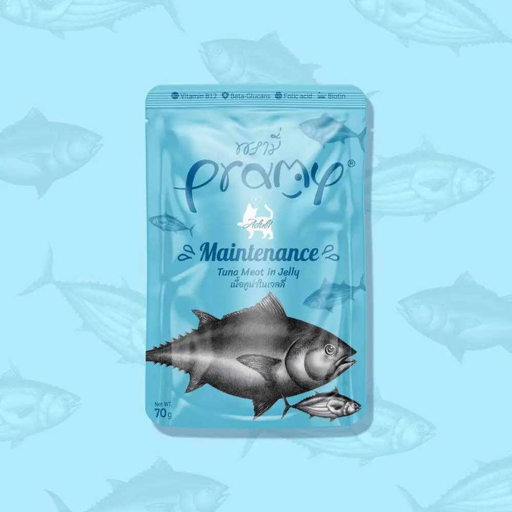 Pramy jelly 系列- 貓咪餐包 吞拿魚(健康維護) 不含卡拉膠 70g
