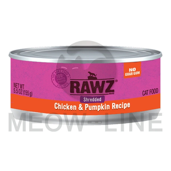 RAWZ 【肉絲系列】雞肉‧南瓜全貓罐頭 85g