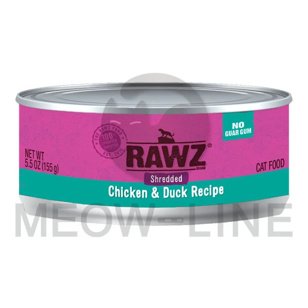 RAWZ 【肉絲系列】雞肉‧鴨肉全貓罐頭 85g