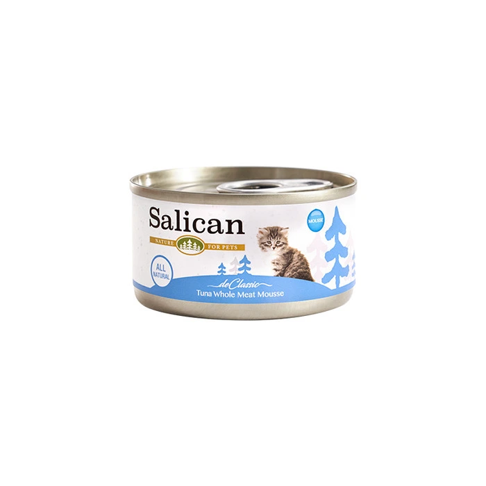 Salican 主食罐 白肉吞拿魚慕絲 85g (藍色)