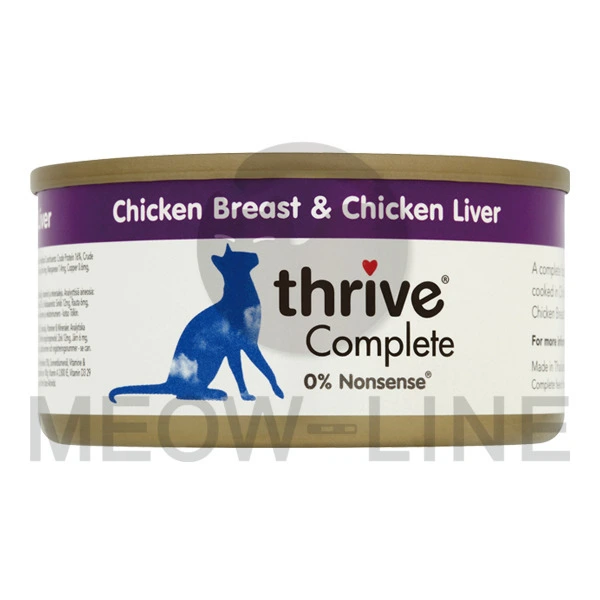 Thrive 【行貨優惠】隨機貓罐頭75g (如需指定味只可網上落單REMARK欄寫) * 1