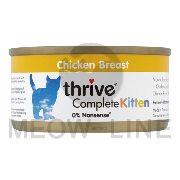 Thrive Kitten Chicken Breast 整全膳食幼貓雞胸肉罐頭 75g
