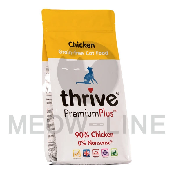 Thrive Premium Plus 90% Chicken 鮮雞肉無穀物貓乾糧 1.5kg