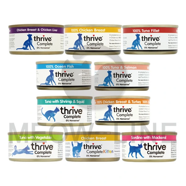 Thrive 【快閃自選48罐】整全膳食貓罐頭75g x 48