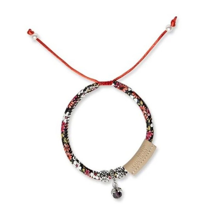 Touchcat 貓咪頸繩 黑色花紋