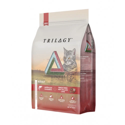 Trilogy 奇境 澳洲野生袋鼠＋5%紐西蘭羊肺凍乾肉粒 無穀全貓糧 (健美增肌配方) 1.8KG