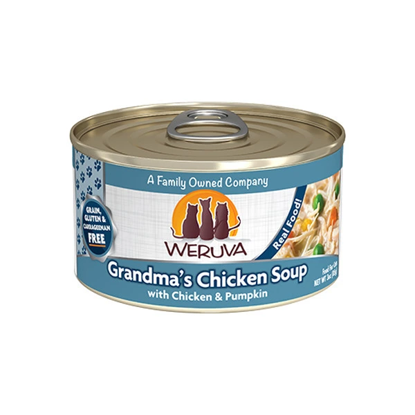 Weruva 經典系列 雞湯、無骨及去皮雞胸肉、南瓜(藍花) 85g