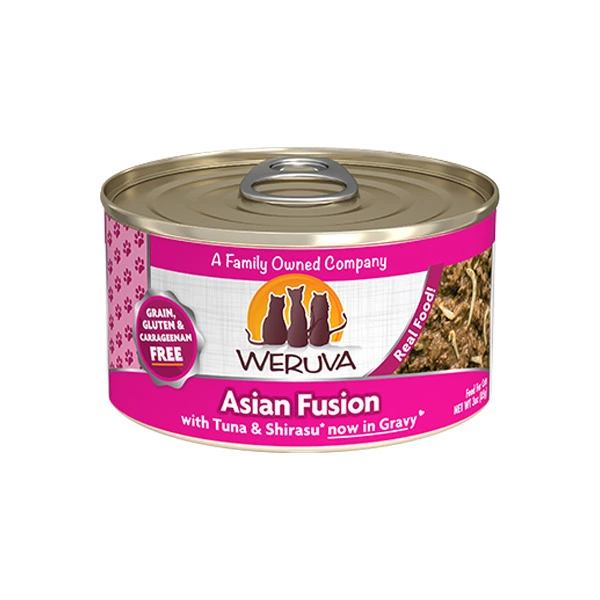 Weruva 經典系列 野生吞拿魚及日本白飯魚(粉紅) 85g