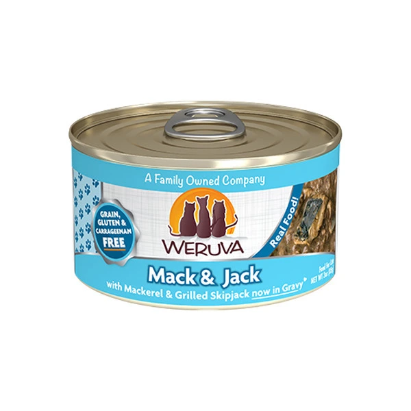 Weruva 經典系列 野生鯖魚及鰹魚(含野生吞拿魚)(藍) 85g