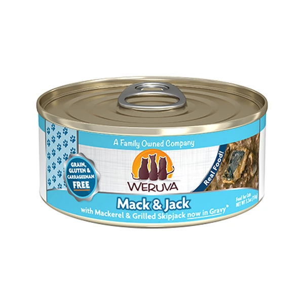 Weruva 經典系列 野生鯖魚及鰹魚(含野生吞拿魚)(藍) 156g