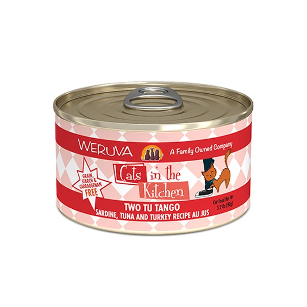 Weruva 廚房系列 沙甸魚、吞拿魚(紅罐) 90g