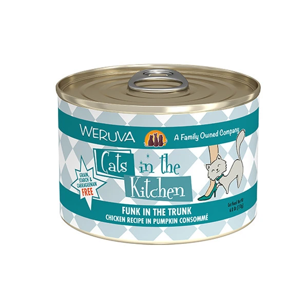 Weruva 廚房系列 雞湯、無骨及去皮雞胸肉、南瓜(藍罐) 170g