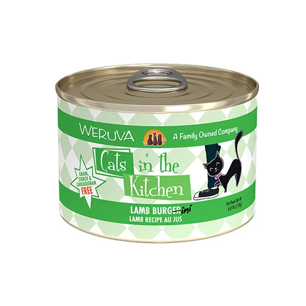 Weruva 廚房系列 魚湯、羊肉(含野生吞拿魚、羊肺)(綠罐) 170g