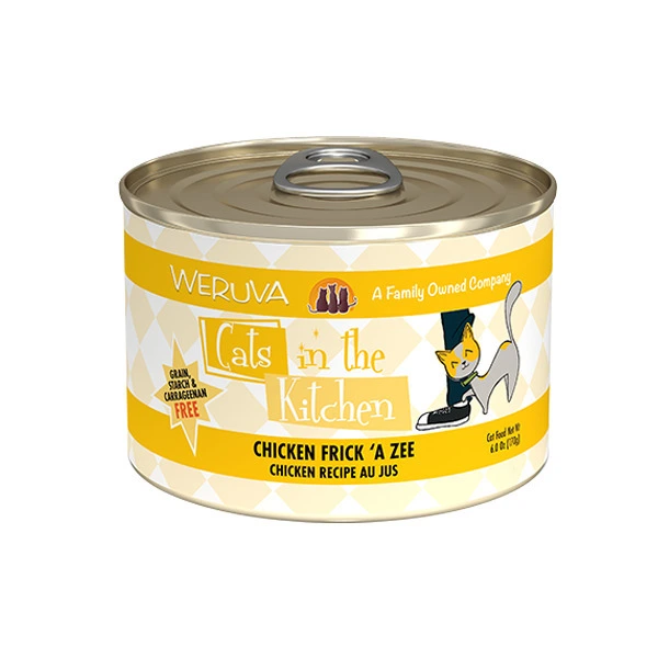 Weruva 廚房系列 雞湯、無骨及去皮雞肉(黃罐) 170g