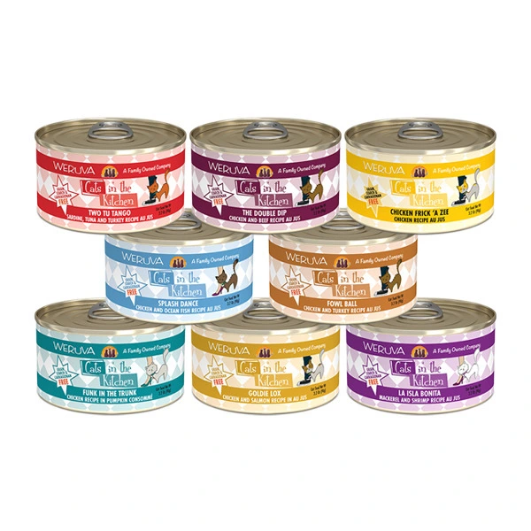Weruva 唔係好齊味,盡量執,唔夠就隨機【自選24罐】廚房系列 貓咪罐頭 90g x 24