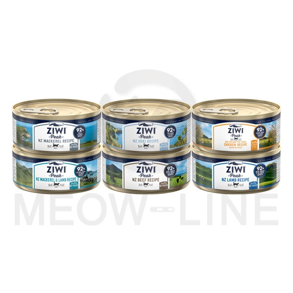 Ziwi Peak 限時優惠【自選組合12罐】鮮肉貓罐頭 185g x 12