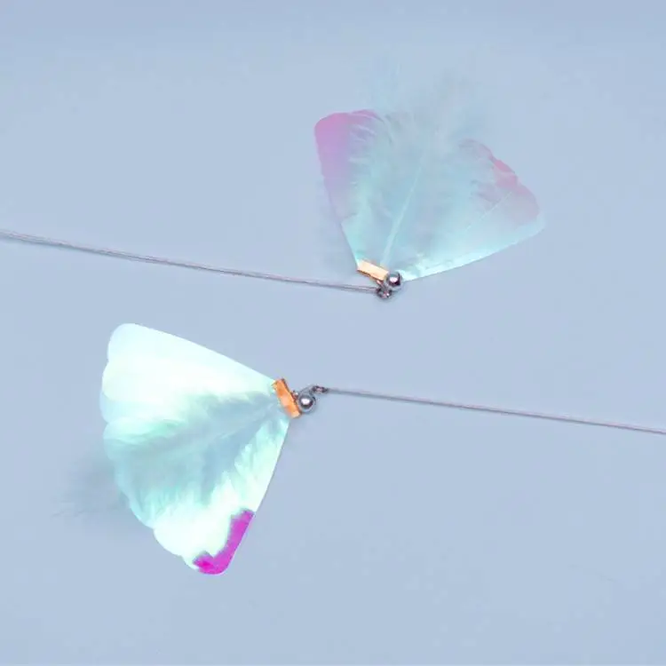 Zooahpet 韓國製- 伸縮羽毛閃片逗貓捧 63cm