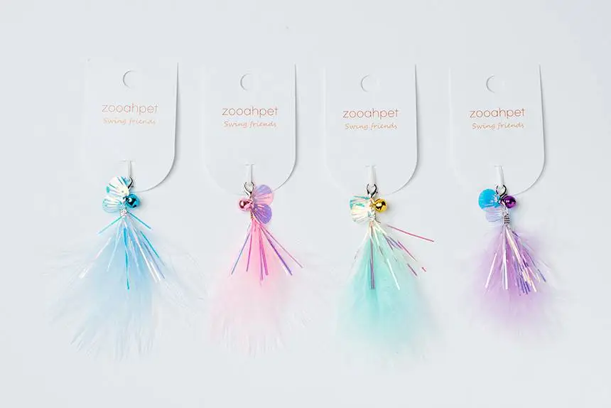 Zooahpet 韓國製- 貝殼逗貓捧替換頭 (隨機色)