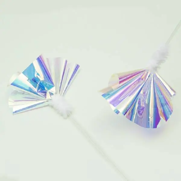 Zooahpet 韓國製- 超長逗貓捧 白色彩紙 100CM