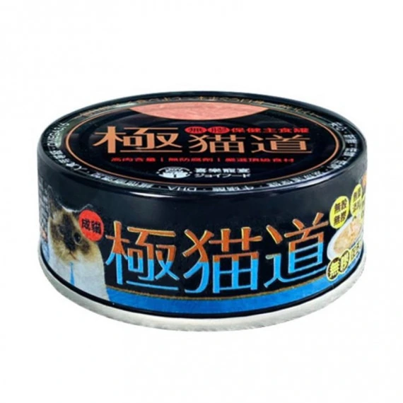 喜樂寵宴 極貓道 成貓白身鮪魚+鮭魚 80g
