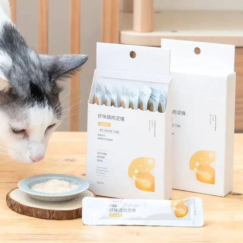 好味小姐 貓肉泥條-高湯雞肉 (1盒8入)