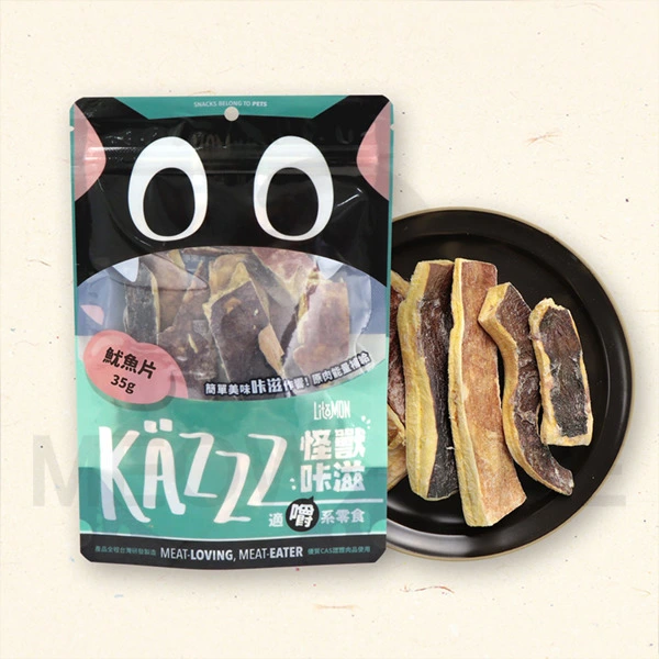 怪獸部落 怪獸卡滋KAZZZ｜冷凍乾燥魷魚片 35g