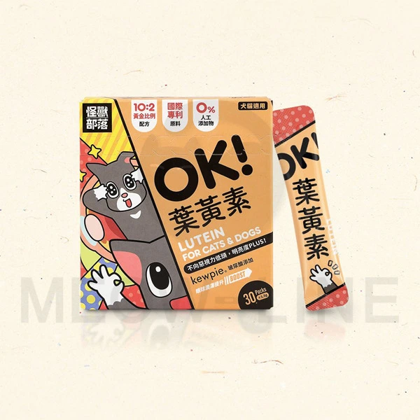 怪獸部落 OK！葉黃素 - 高效四合一配方眼睛保健（1.5G×30包）